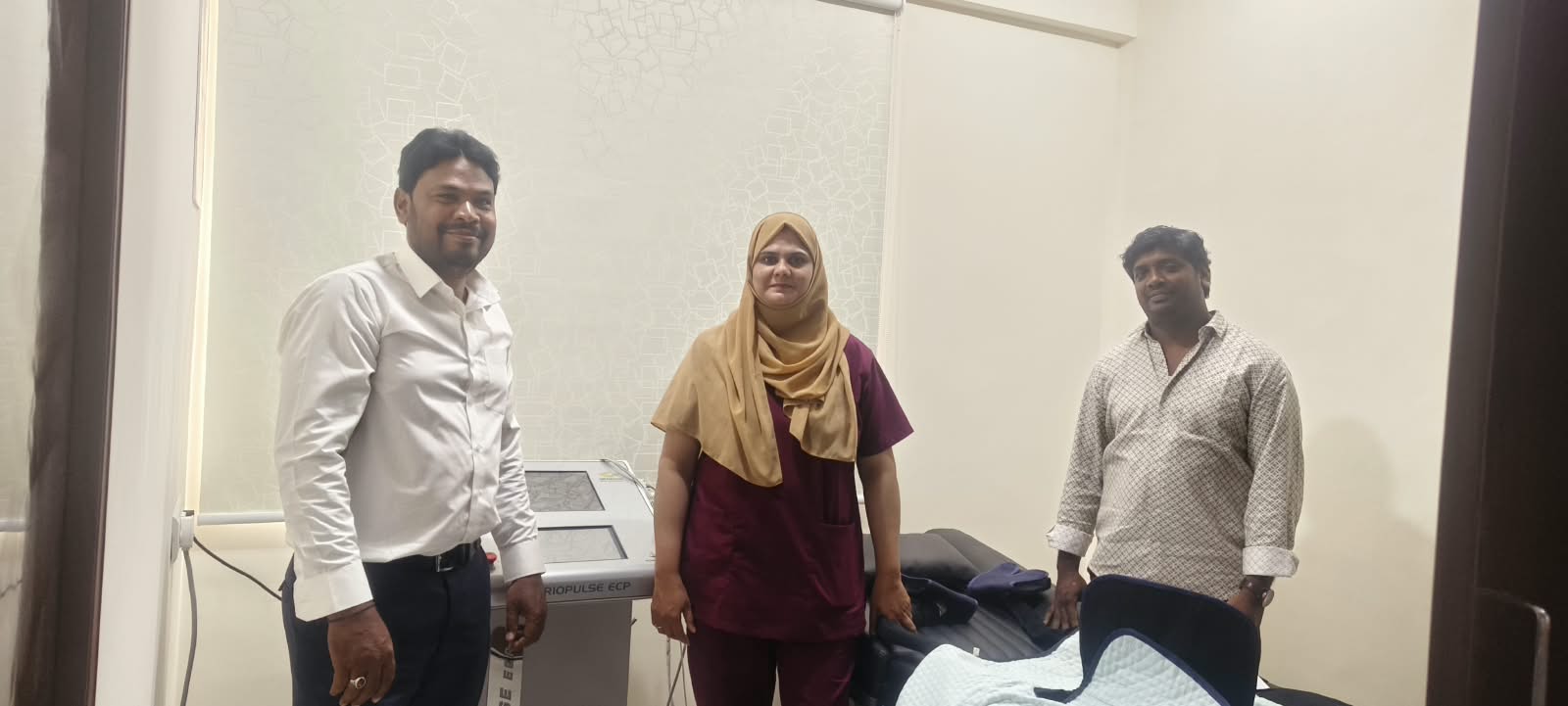 EECP machine installation at healthcare centre